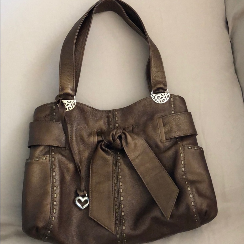 Leather handbag